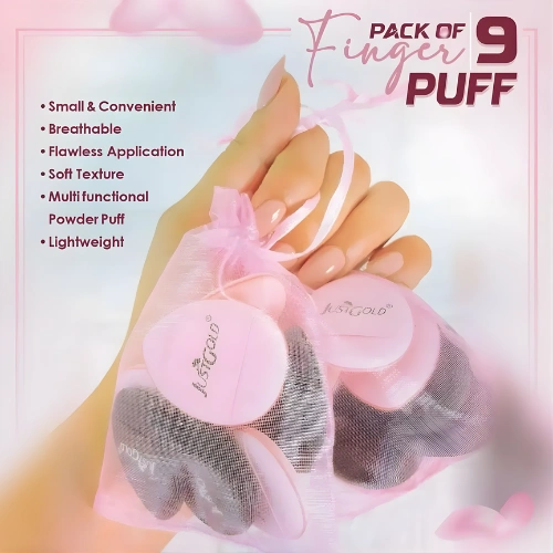 Just Gold Finger Puf 9 Pc