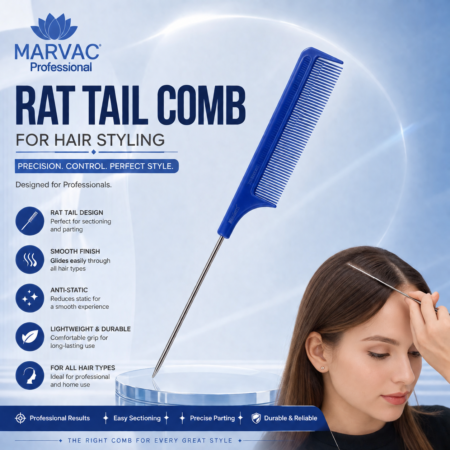 Marvac Rat Tail Comb for Hair Styling