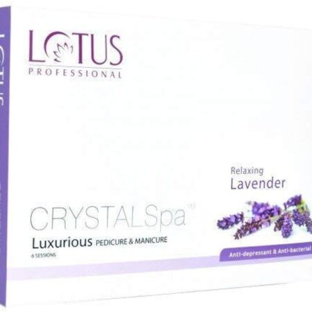 Lotus Crystal Spa Luxurious Pedicure and Manicure Kit