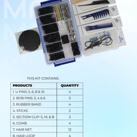 Marvac Student Kit Professional Hair Styling Training Kit