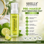 Shills Exclusive Pre-Makeup Dust Removing Mist – Lime Fresh (100ml)