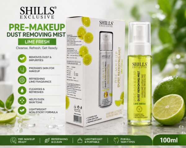 Shills Exclusive Pre-Makeup Dust Removing Mist – Lime Fresh (100ml)