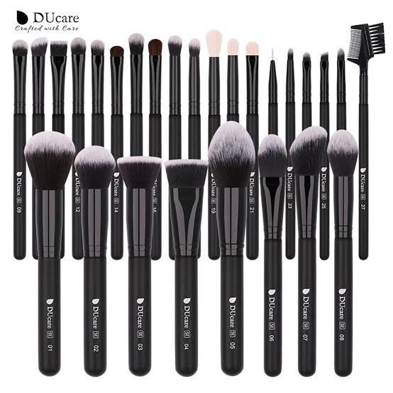 DUcare Makeup Brushes Set 27 in 1 Dark Angel