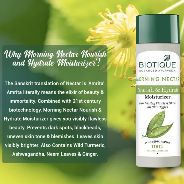 Biotique Morning Nectar Visibly Flawless Moisturizer