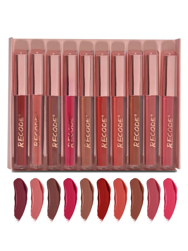 Recode Clay Matte Liquid Lipsticks 10Pcs
