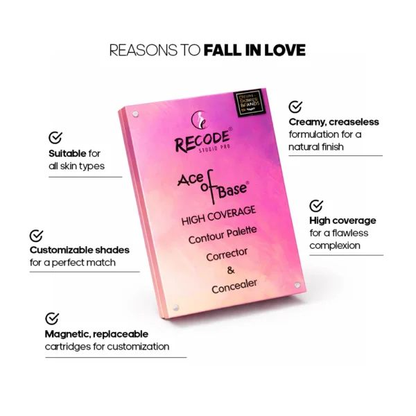 Recode Concealer, Colour Corrector & Contour Palette