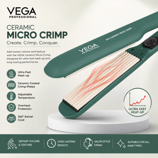 VEGA Pro Ceramic Micro Hair Crimper ( VPPMS-11 )