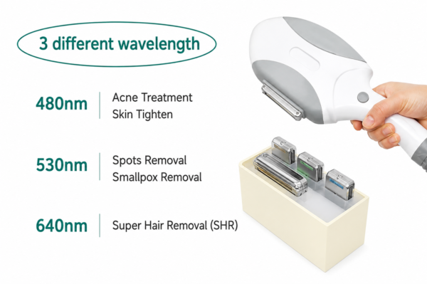 4-in-1 Clinical IPL Laser Machine with Nd:YAG, Pico & RF